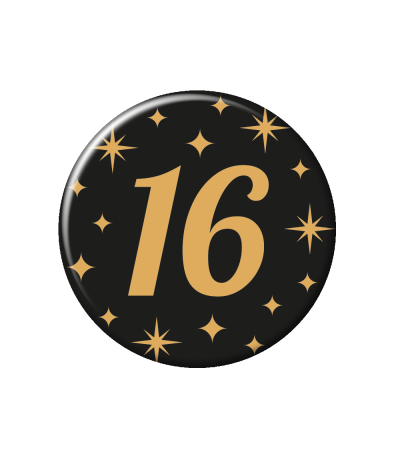 Button Classy Party 16 jaar