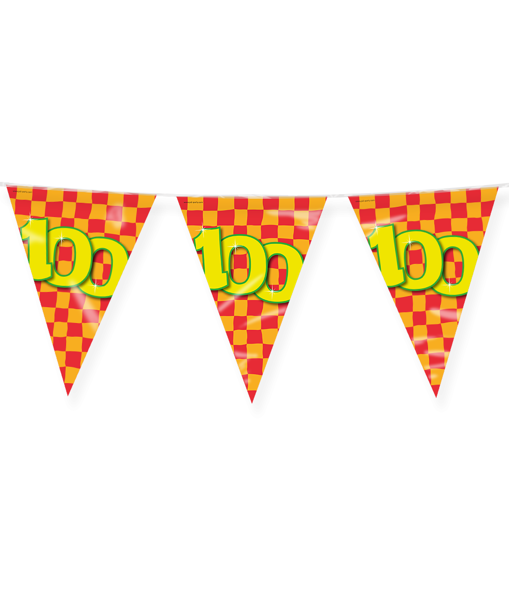 Vlaggenlijn 100 Jaar Gekleurd