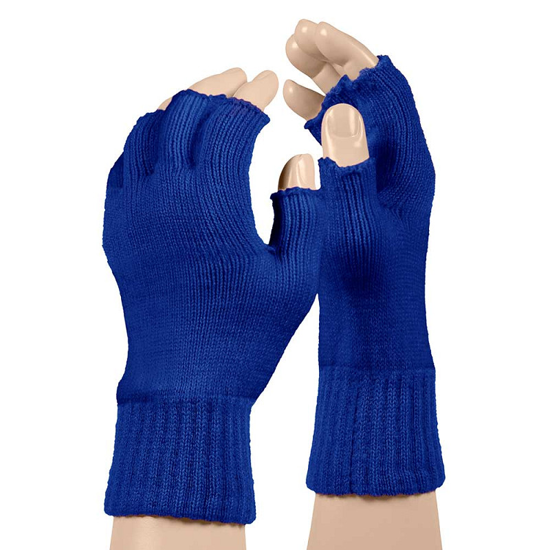 Party Vingerloze Handschoenen Kobaltblauw