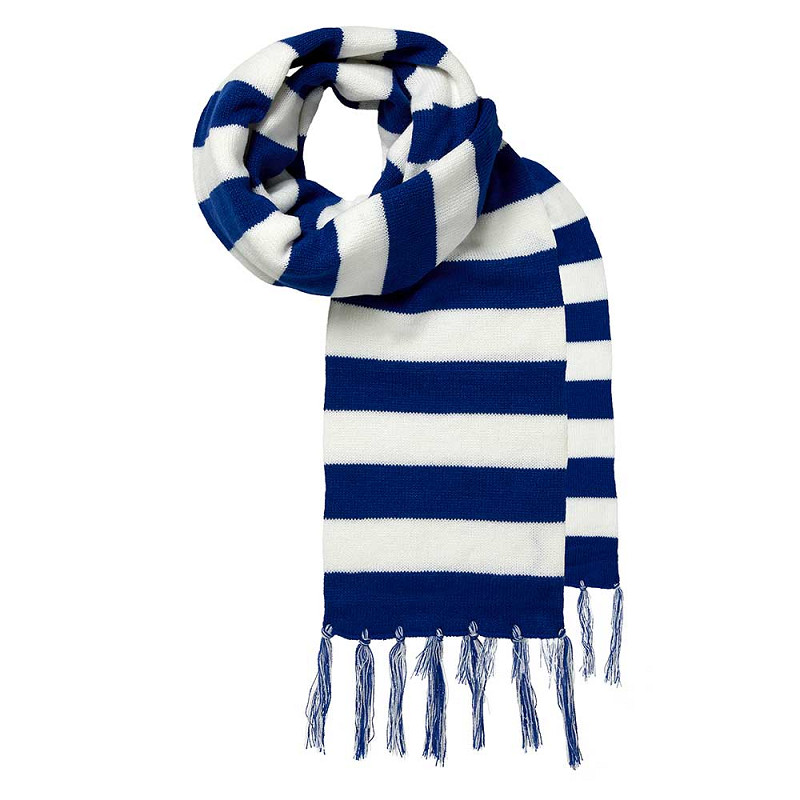 Party Sjaals Kobaltblauw/ Wit