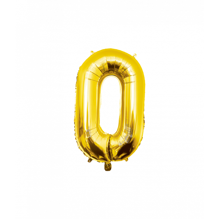 Folieballon Cijfer 0 86 cm