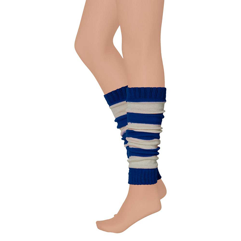 Party Beenwarmers Kobaltblauw & Wit