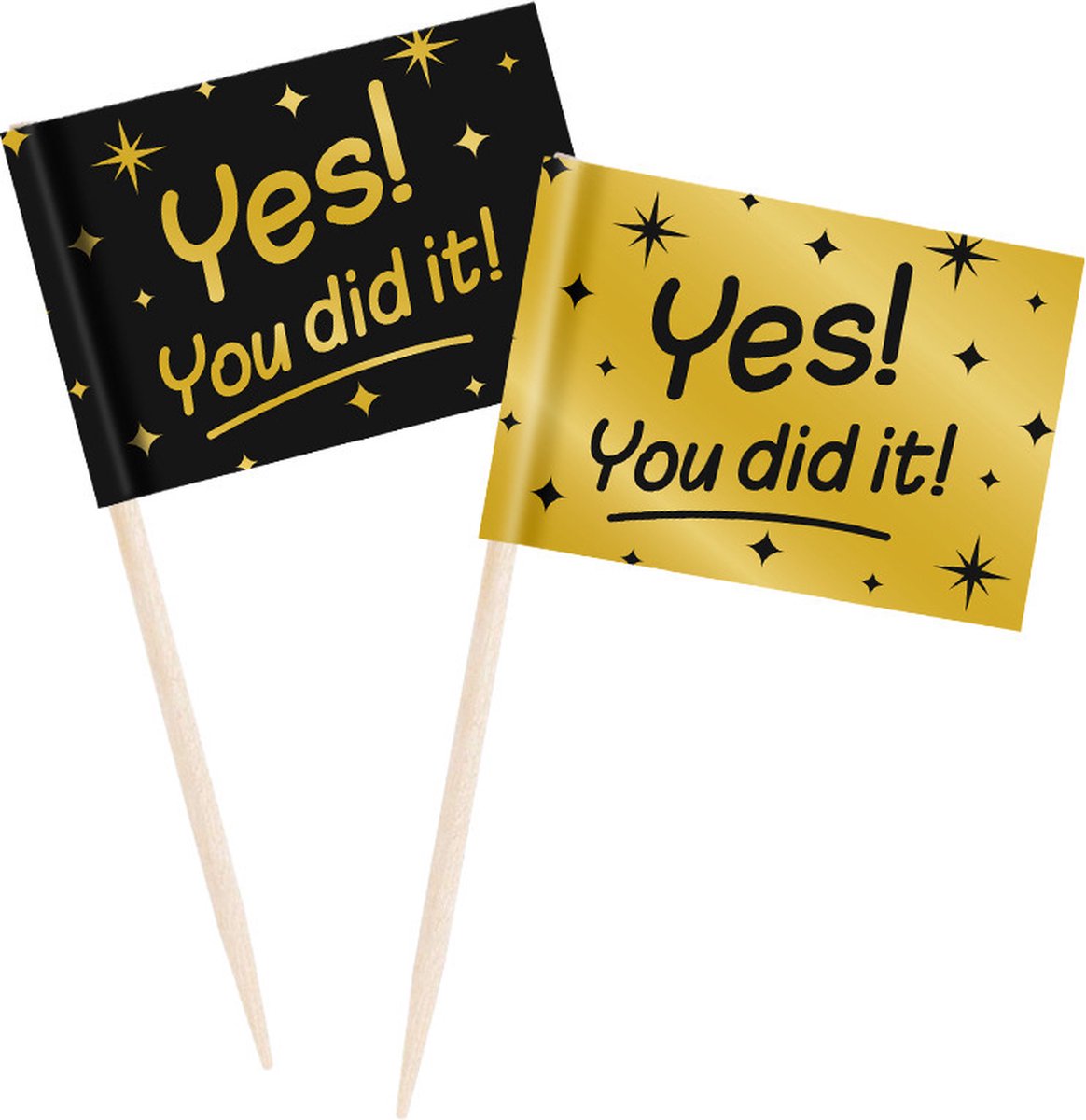 Cocktail Prikkers Yes! You did it!