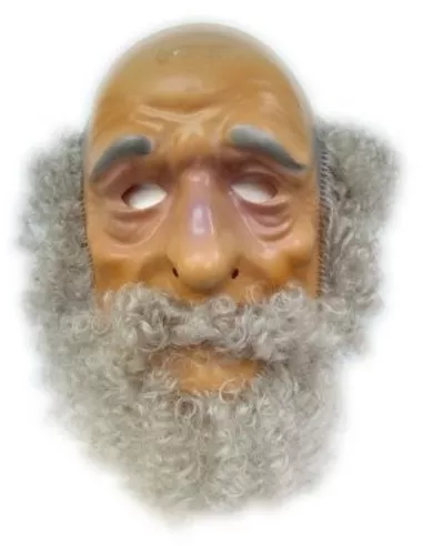 Masker plastic abraham met haar