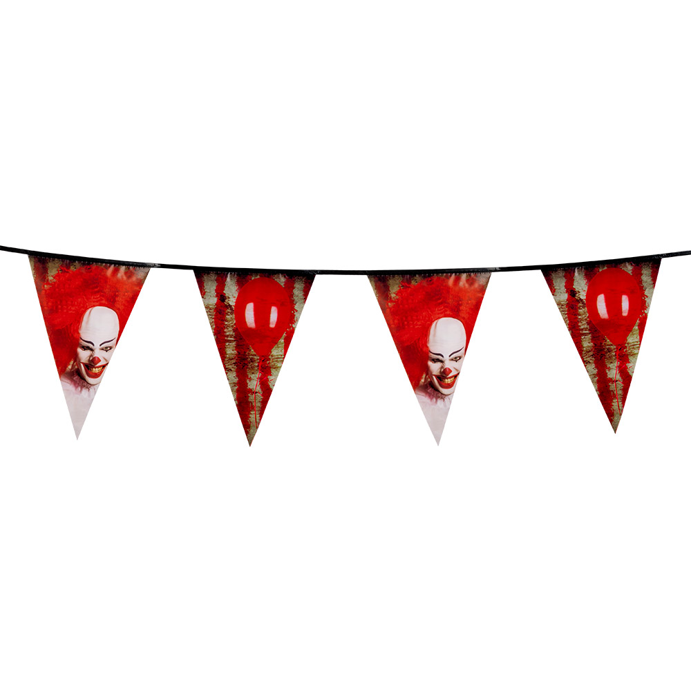 vlaggenlijn 'Horror Clown'
