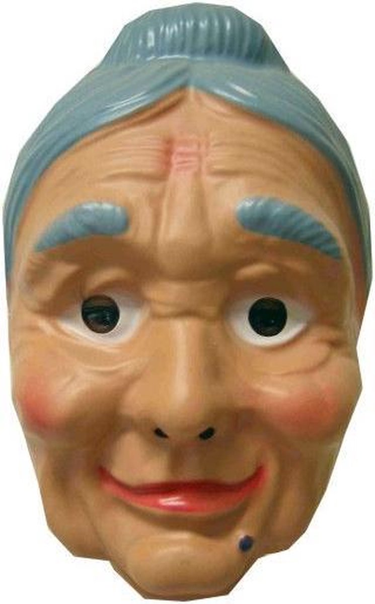 Masker oma met knotje