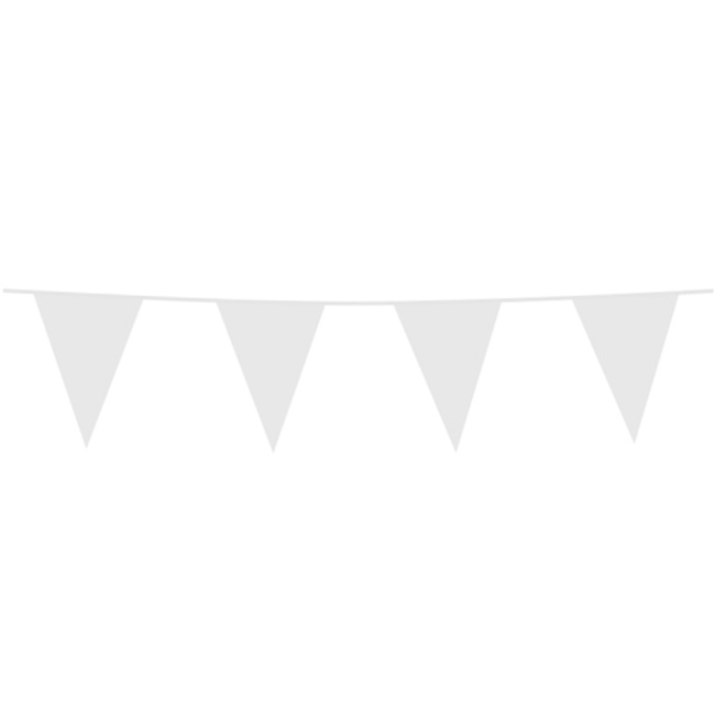 Slinger vlaggenlijn Wit