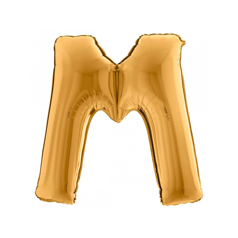 Folieballon letter M 100 cm