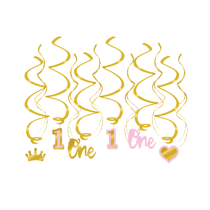 Hangdecoratie First Birthday Girl