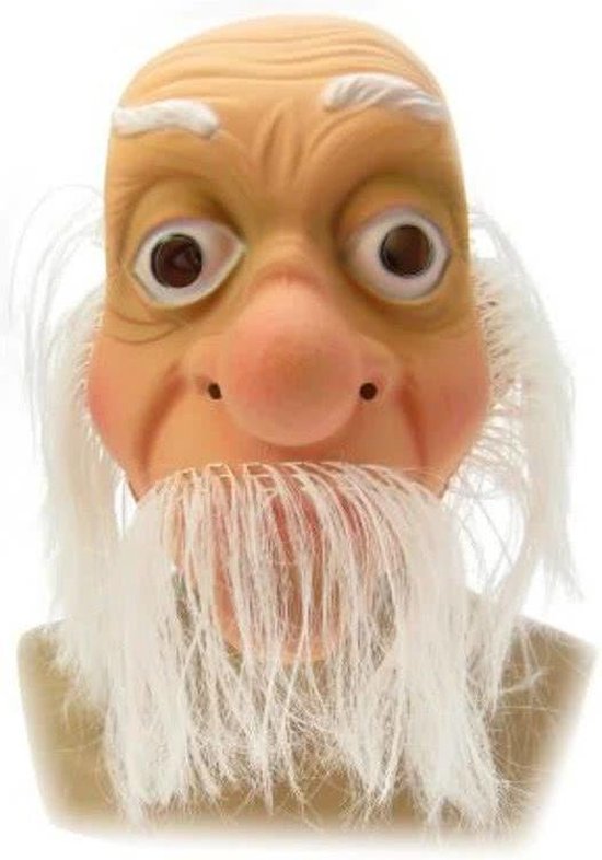 Plastic Masker Abraham met Baard