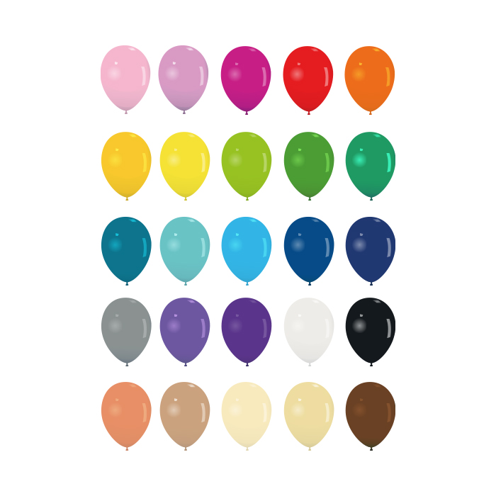 Latex ballonnen 26 cm 100 st.