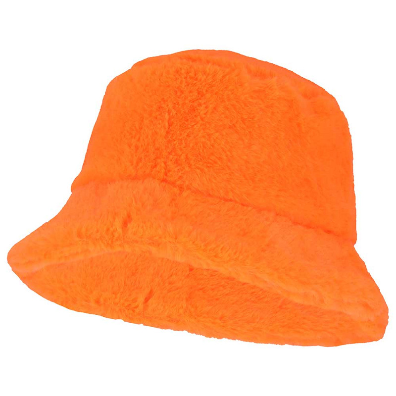 Party Bucket Hoed Bont Fluor Oranje