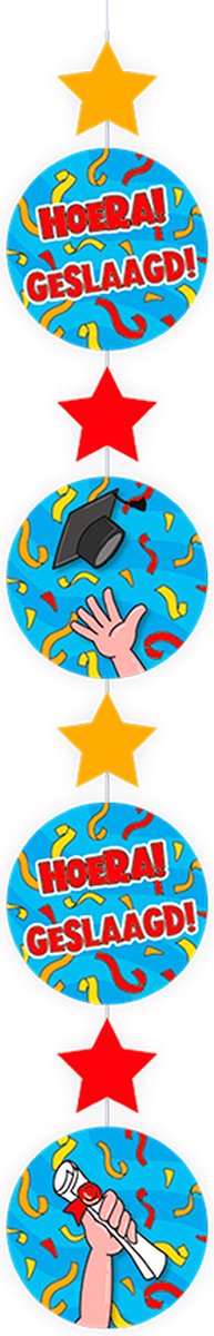 Hangdecoratie Geslaagd