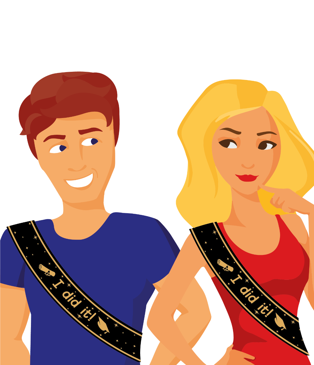 Geslaagd sjerp Yes i did it