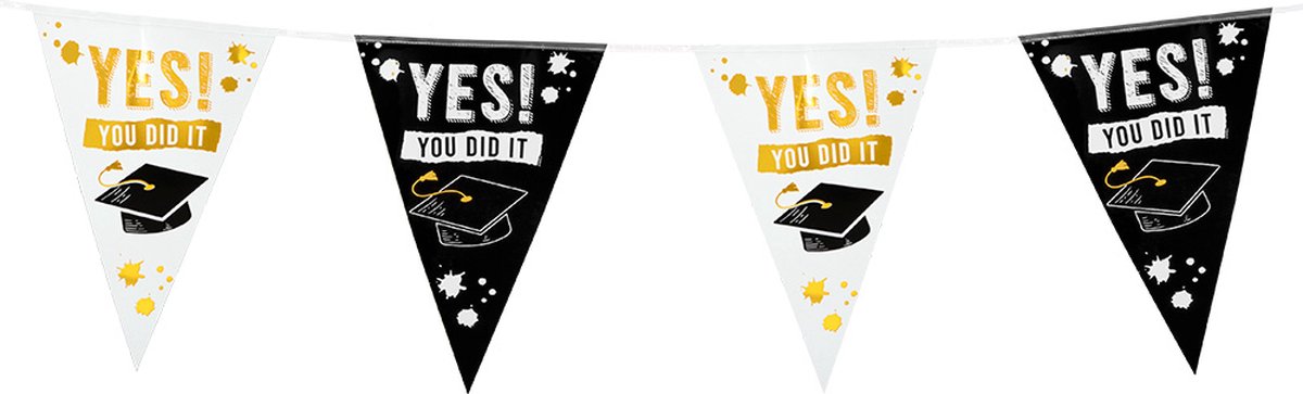 Vlaggenlijn Geslaagd You did it