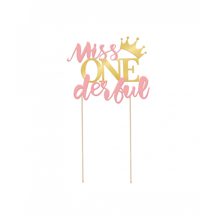 Miss Wonderful Taarttopper