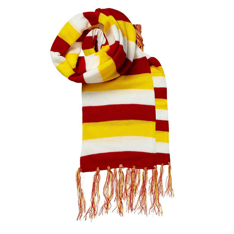 Party Sjaals Rood / Wit & Geel (Oeteldonk)