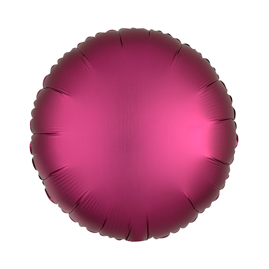 Folieballon rond satijn 46 cm