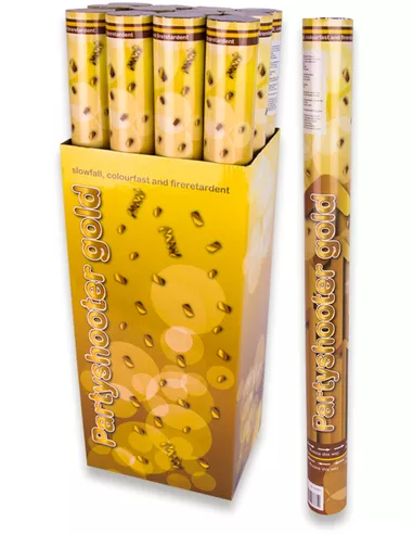Partyshooter kleurvast goud (60cm) bv