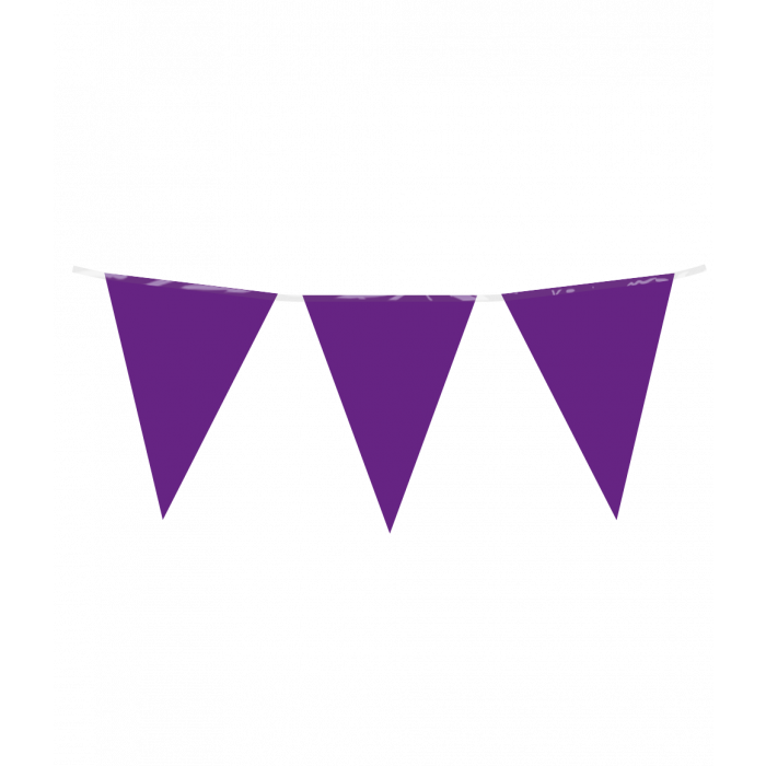 Slinger Vlaggenlijn 10 M - Paars