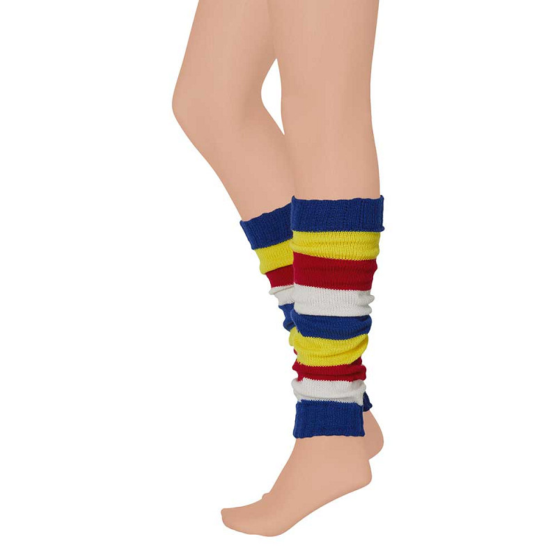 Party Beenwarmers Rood / Geel / Wit & Kobaltblauw