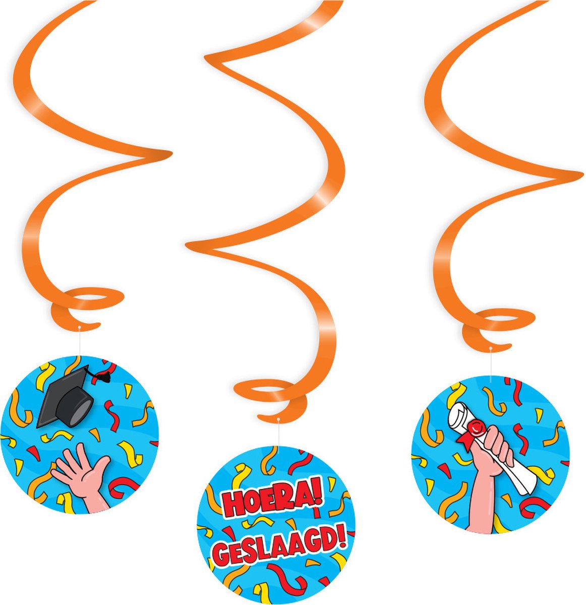 Hangdecoratie Geslaagd