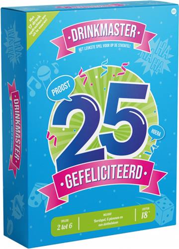 Drinkmaster spel - 25 jaar