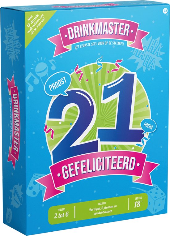 Drinkmaster spel – 21 jaar
