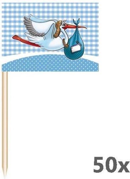 Prikkers Geboorte Jongen Ooievaar