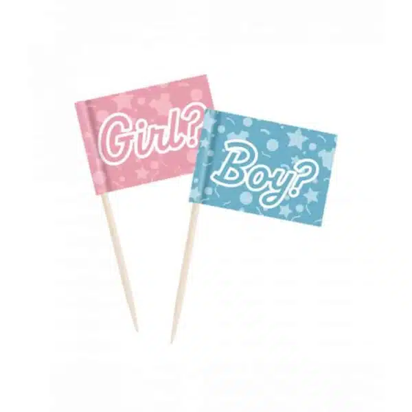 Cocktail picks - Gender reveal