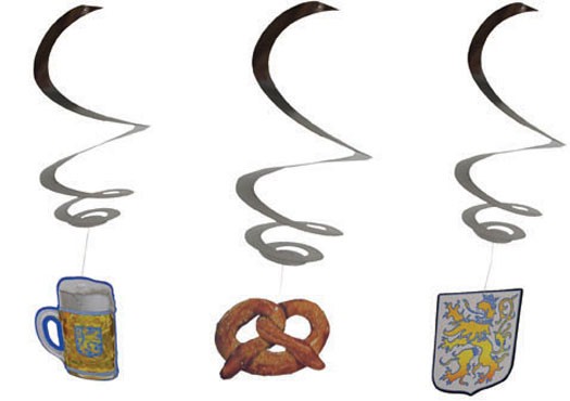 Hangdecoratie Oktoberfest rotorspiraal 'Beerfest'